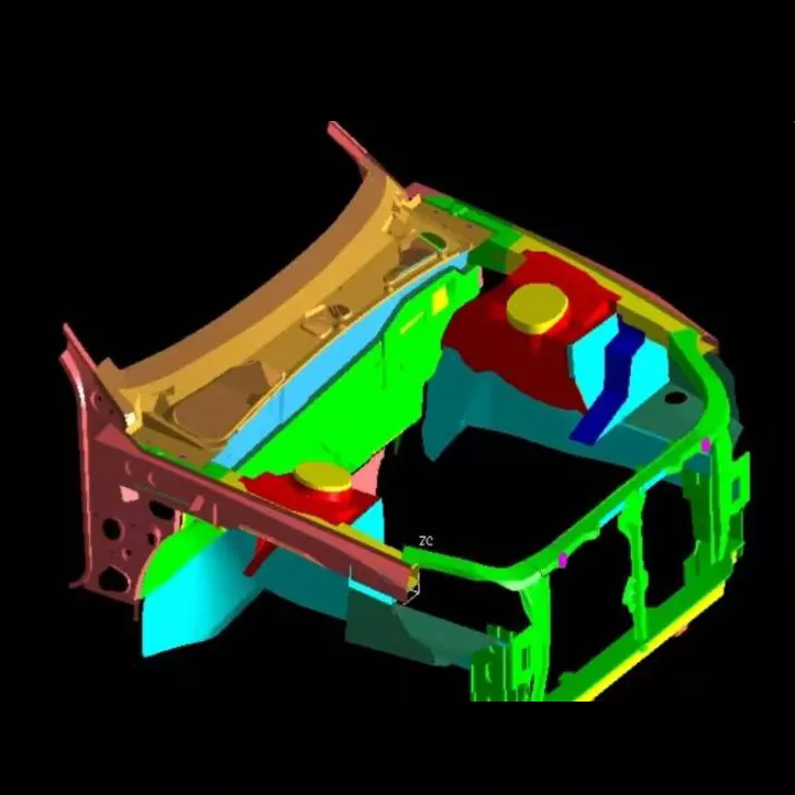 Khuôn dập lắp ráp khoang động cơ ô tô