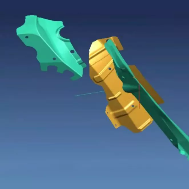 Ô tô dập tấm gia cố nhỏ